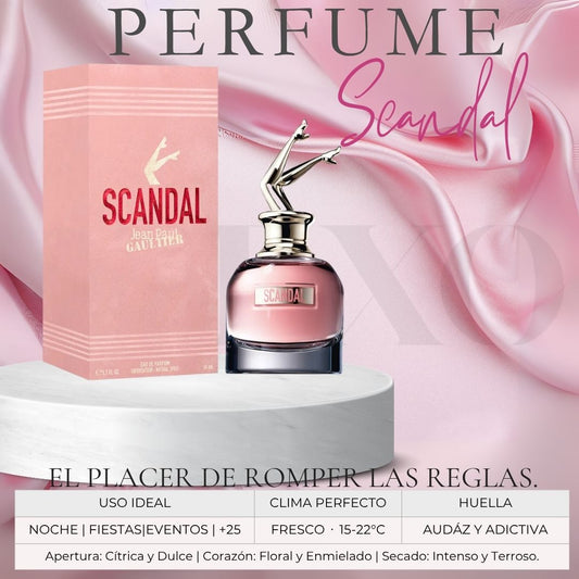 SCANDAL DAMA CAJA GAMUZADA