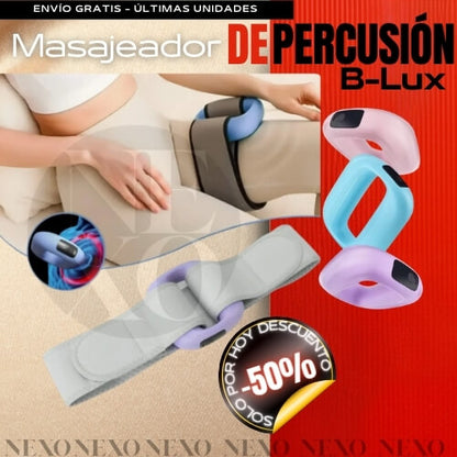 Masajeador de Percusión B-Lux: ¡Tu Aliado #1 en Relajacion! + CUPON 50% DESCUENTO EN PERFUMERIA