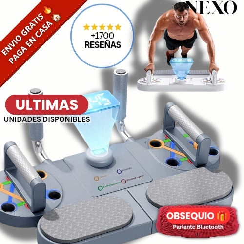 Oferta Especial: Tabla de Flexiones PRO + ¡Recibe un Parlante de Regalo!